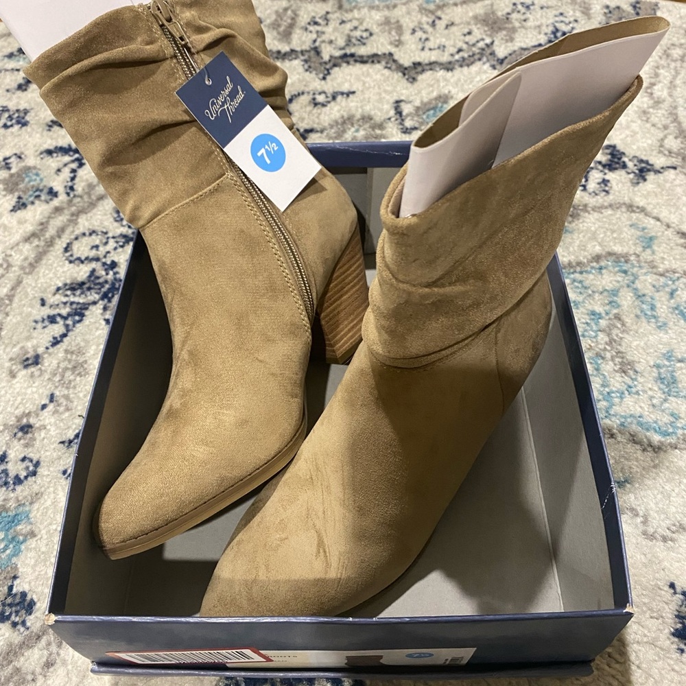 Suede Slouch Booties - Universal Threads - Picture 3 of 4